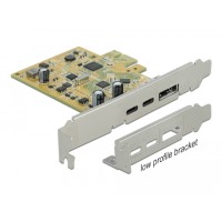 Плата расширения Delock PCI Express x1 до 2 x USB Type-C 10 Gbps (06G7FY)