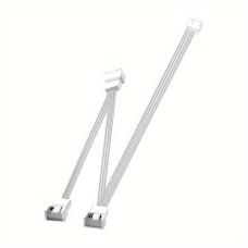 Кабель-подовжувач вентилятора материнської плати Zennova 4pin 1 до 3 White