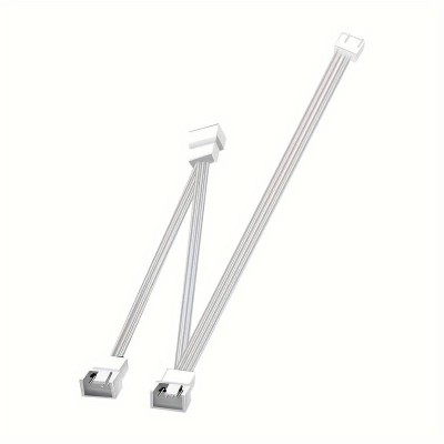 Кабель-подовжувач вентилятора материнської плати Zennova 4pin 1 до 3 White