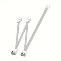 Кабель-удлинитель вентилятора материнской платы Zennova 4pin 1 до 4 White