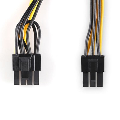 Кабель питания для видеокарты 30cm 8pin - 8+6pin Dell (3692K)