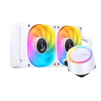 Система водяного охлаждения процессора JONSBO TG-240 White 250W TDP