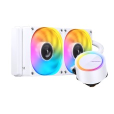 Система водяного охолодження процесору JONSBO TG-240 White 250W TDP