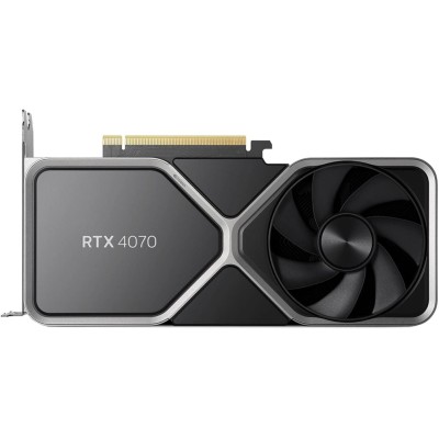 Видеокарта Nvidia GeForce RTX 4070 (12Gb / GDDR6X / 192 bit / 5888 CUDA) FE