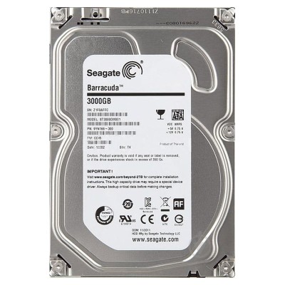 Жесткий диск Seagate BarraCuda 3Tb 7200об/мин SATA 3.5 (ST3000DM001)