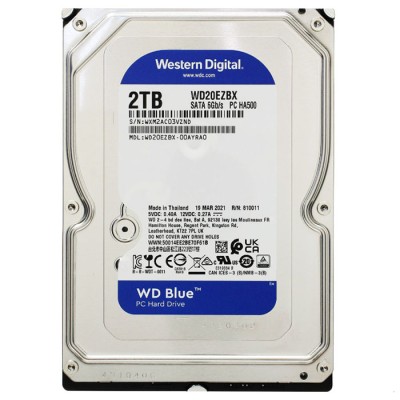Жорсткий диск Western Digital Blue 2Tb 7200об/хв SATA 3 (WD20EZBX)