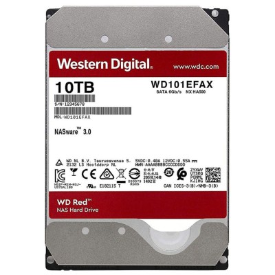 Жесткий диск Western Digital NAS Red 10Tb 5400об/мин SATA 3 (WD100EFAX)