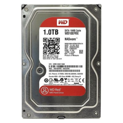 Жесткий диск Western Digital NAS Red 1Tb 5400об/мин SATA 3 (WD10EFRX)