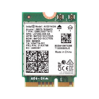 Сетевая карта Intel AX201NGW (Wi-Fi+Bluetooth адаптер)