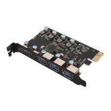 Контроллер PCI Express Adapter Card, USB3.1 5Gbps (3 x USB-A / 2 x USB-C )