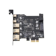 Контроллер PCI Express Adapter Card, USB3.2 20Gbps (3 x USB-A / 2 x USB-C )