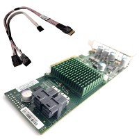 HBA SUPERMICRO AOC-S3008L-L8E / CBL-SAST-0846-1