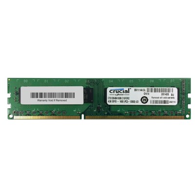 Оперативна пам'ять Crucial 4Gb DDR3-1600 PC3-12800 (CT51264BA160BJ.D8FED) UDIMM Non-ECC Unbuffered