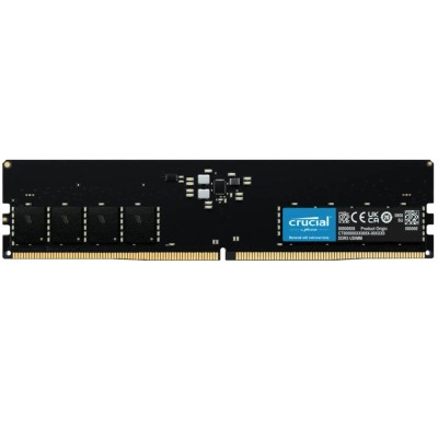 Оперативна пам'ять Crucial 8Gb DDR5-4800 PC5-38400E (CT8G48C40U5) UDIMM Non-ECC Unbuffered