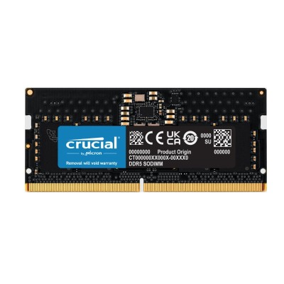 Оперативна пам'ять Crucial 16Gb DDR5-5600 PC5-44800 (CT16G56C46S5) SODIMM Non-ECC Small Outline
