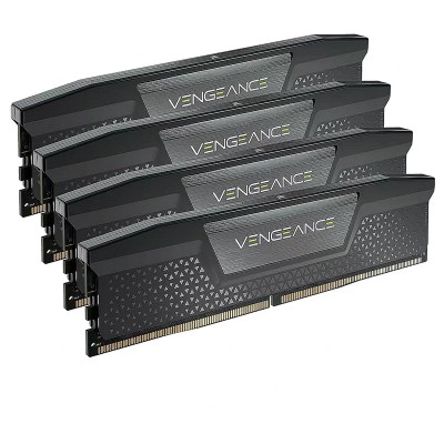 Оперативная память Corsair Vengeance (4x16GB) 64GB DDR5-6400 PC5-51200 (CMK64GX5M4B6400C32) UDIMM Non-ECC Unbuffered