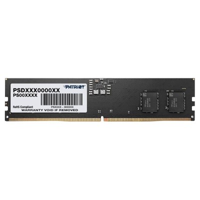 Оперативна пам'ять Patriot 8Gb DDR5-4800 PC5-38400 (PSD516G4800K) UDIMM Non-ECC Unbuffered