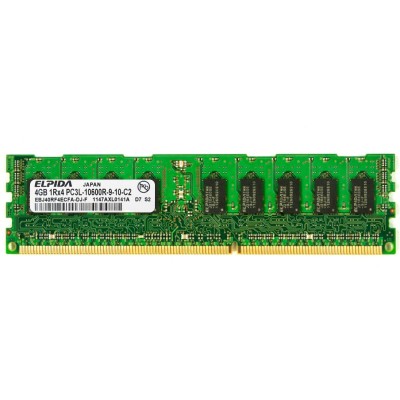 Оперативная память Elpida 4Gb DDR3-1333 PC3L-10600R (EBJ40RF4ECFA-DJ-F) RDIMM ECC Registered