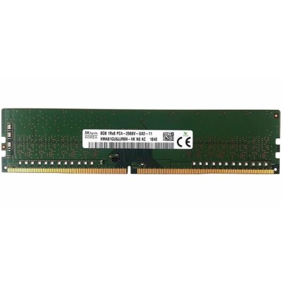 Оперативная память SK Hynix 8Gb DDR4-2666 PC4-21300 (HMA81GU6JJR8N-VK) UDIMM non-ECC Unbuffered