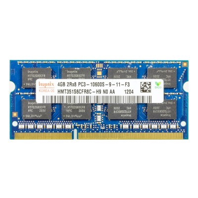 Оперативна пам'ять SK Hynix 4Gb DDR3-1333 PC3-10600 (HMT351S6CFR8C-H9) SODIMM Non-ECC Small Outline
