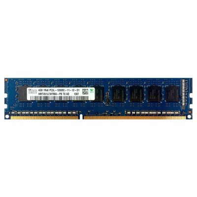 Оперативная память SK Hynix 4Gb DDR3-1600 PC3L-12800E (HMT451U7AFR8A-PB) UDIMM ECC Unbuffered