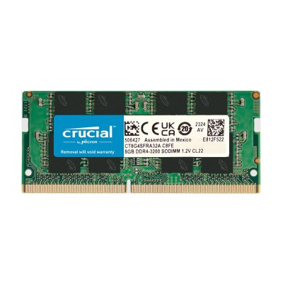 Оперативна пам'ять Crucial 8Gb DDR4-3200 PC4-25600 (CT8G4SFRA32A) SODIMM Non-ECC Small Outline