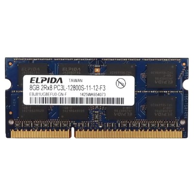 Оперативна пам'ять Elpida 8Gb DDR3-1600 PC3L-12800 (EBJ81UG8EFU0-GN-F) SODIMM Non-ECC Small Outline