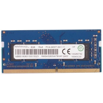 Оперативна пам'ять Ramaxel 8Gb DDR4-2400 PC4-19200 (RMSA3260NA78HAF-2400) SODIMM Non-ECC Small Outline