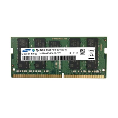 Оперативная память Samsung 32Gb DDR4-2933 PC4-23466U (M474A4G43AB1-CVF) SODIMM ECC Small Outline
