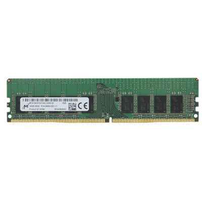 Оперативна пам'ять Micron 16Gb DDR4-2666 PC4-21300 (MTA18ASF2G72AZ-2G6) UDIMM ECC Unbuffered
