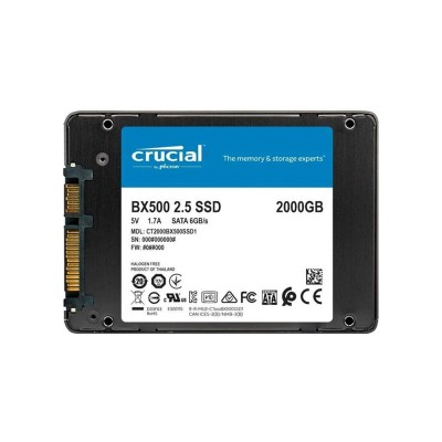 Диск SSD Crucial BX500 2TB SATA 2.5"(CT1000BX500SSD1) (new)