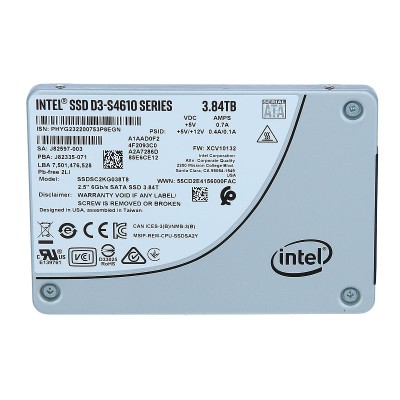 Накопичувач SSD Intel 3.84tb SSD D3-S4610 SATA (SSDSC2KG038T8) (new)