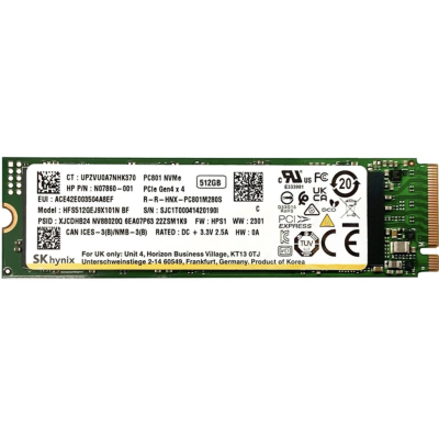 Накопичувач SSD SK Hynix 512Gb NVMe M.2 Gen4x4 (HFS512GEJ9X101N)