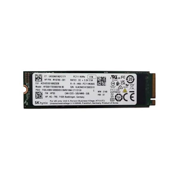 Накопитель SSD SK Hynix PC711 1Tb NVMe Gen3x4 (HFS001TDE9X084N