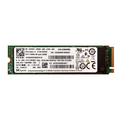 Накопитель SSD SK Hynix 256Gb NVMe M.2 Gen3x4 (HFS256GDE9X081N)