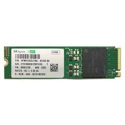 Накопитель SSD SK Hynix 512Gb NVMe M.2 Gen3x4 (HFM512GDJTNG)