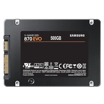 Накопитель SSD Samsung 870 EVO 500Gb SATA (MZ-77E500 / MZ7L3500HBLU)