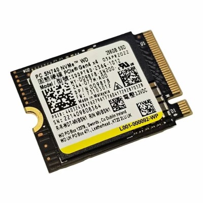 Накопичувач SSD Western Digital SN740 256Gb NVMe M.2 Gen4x4 (SDDPTQD-256G) (New)