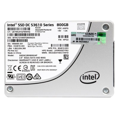 Диск SSD SATA Intel 800Gb S3610 (SSDSC2BX800G4R)