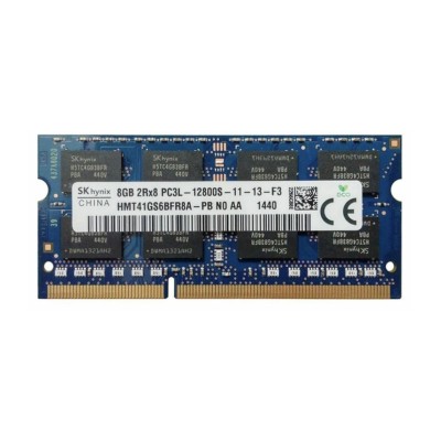 Оперативна пам'ять SK Hynix 8Gb DDR3-1600 PC3L-12800S (HMT41GS6BFR8A-PB) SODIMM Non-ECC Small Outline